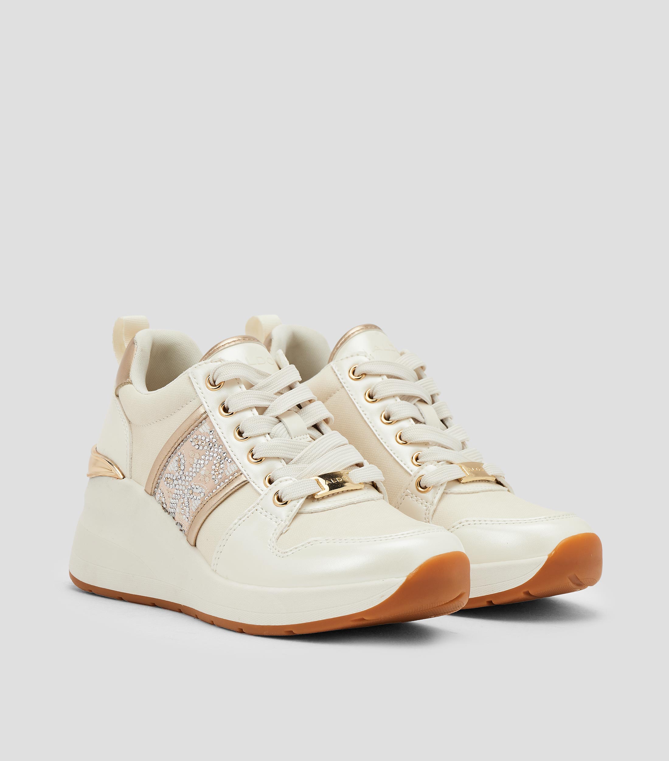 Tenis casuales con plataforma Mujer